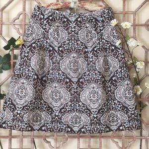 Ann Taylor brown cotton skirt